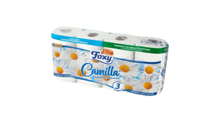 Foxy - Papier toaletowy trójwarstwowy rumiankowy - 8 rolek
