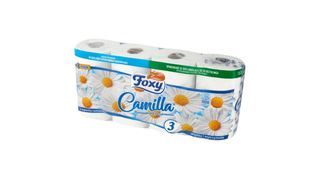 Foxy - Papier toaletowy trójwarstwowy rumiankowy - 8 rolek