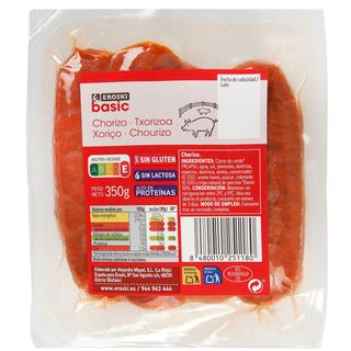 Chorizo Fresco Eroski, Bandeja 350 Gr. (16843245)