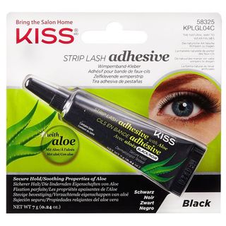 Strip Lash Tira Adhesiva de Pestañas con Aloe Vera - Kiss - Transparente 731509583250