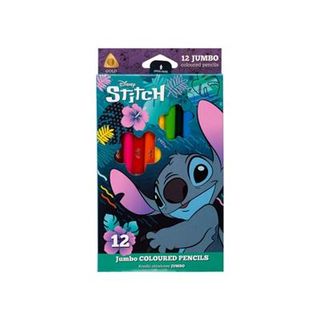 Pack 12 Lapiceros De Color Jumbo Coolpack Stitch Blue (5903686354816)