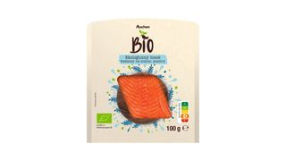 Auchan - BIO Łosoś wędzony - 100 g