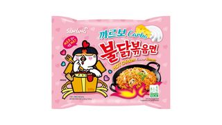 Nouilles ramen à saveur de poulet chaud Carbonara 130g - SAMYANG