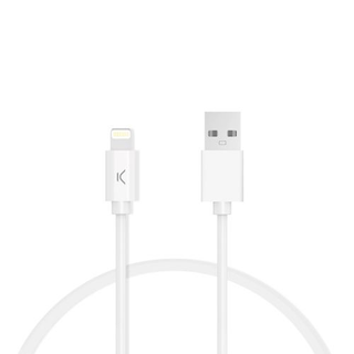 Cable Datos/ Carga Ksix Lightning 1m Mfi 2,4a Blan - Atb0914cu01