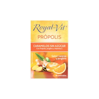 Caramelos Royal-Vit de Própolis con Jengibre y Naranja 18uds Dielisa