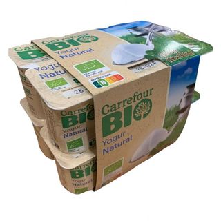 Yogur Natural Carrefour Bio 12x125 Gr.