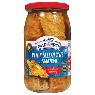 Marinero Płaty śledziowe smażone w zalewie octowej, 800 g/330 g