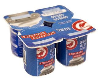 Yogur Estilo Griego Natural Azucarado Producto Alcampo 4 X 125 G.