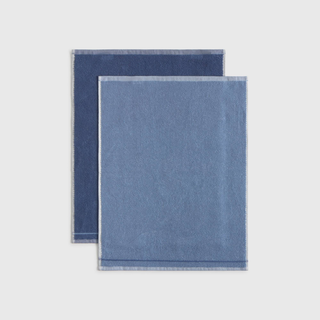 Set De Dos Trapos De Rizo Dut Azul Azulon 50x70 cm