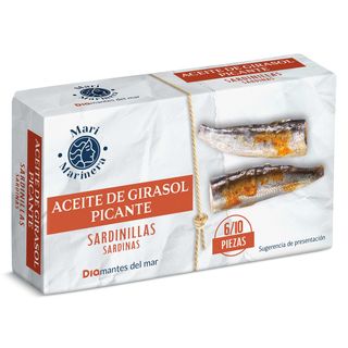 Sardinillas En Aceite Picante Dia Mari Marinera Lata 62 G