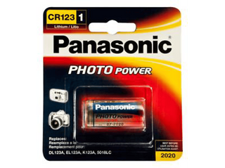 Batería Electrónicas - Panasonic Litio De La Cámara Cr123 (2210035)