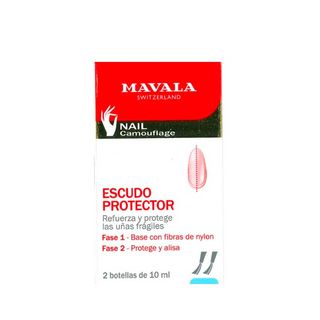Escudo Protector Uñas Fortalecedor En Dos Fases 2X10Ml. Mavala (7618900908055)