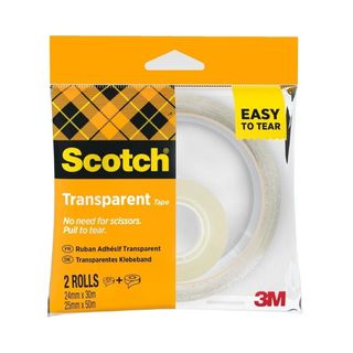 Scotch Taśma klejąca transparent 2 szt.