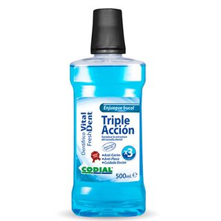 Enjuague Bucal Triple Acción 500Ml. Vital (8435043500187)