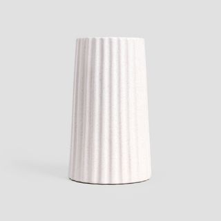 Wazon NOVO ceramiczny ryflowany ercu 11,5x19,5 cm