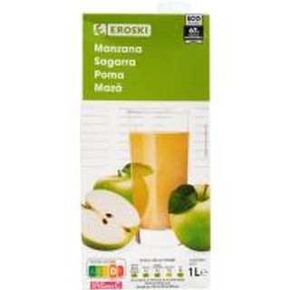 Zumo De Manzana Eroski Brik 1 L. (19539188)