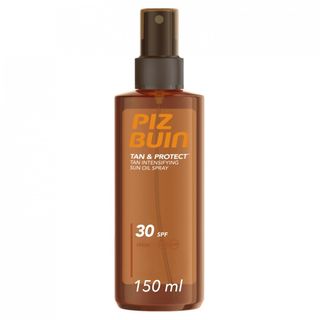 Aceite Solar Spf30 Piz Buin Tan & Protect 150 Ml.