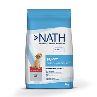 Nath Puppy Medium Maxi Pollo pienso para perros   3 kg