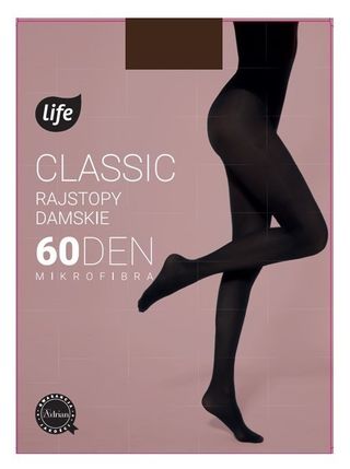 Life Rajstopy z mikrowłóknem 60 Den Czekolada Rozm. 3