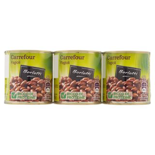 Carrefour Fagioli Borlotti 3 X 200 G