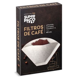 Filtros De Café Super Paco De Dia Caja 40 Unidades