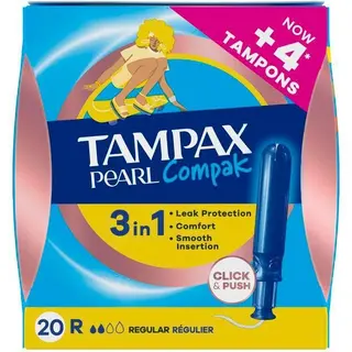 Tampax Compak Pearl Regular 20 Uds.