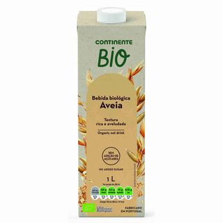 Bebida Vegetal de Aveia Continente Bio (emb. 1 lt)