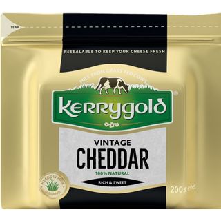 Kerrygold Queijo Cheddar Branco Vintage embalagem 200 g - 18388700066