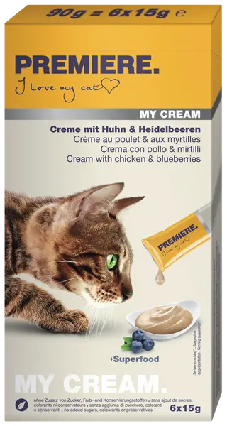 Premiere My Cream Kurczak z jagodami 6x15g