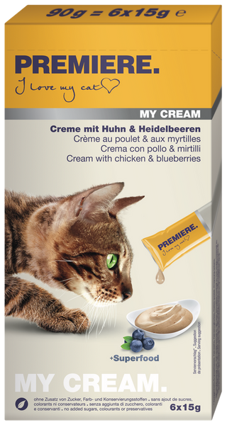 Premiere My Cream Kurczak z jagodami 6x15g