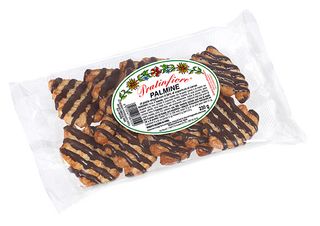 Palmine di Pasta Sfoglia ricoperte di cacao
