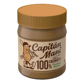 Capitán Mani Crema de 100% Cacahuete Suave 340g