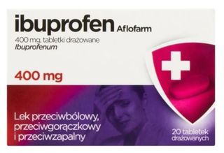 Ibuprofen Aflofarm 400 mg 20 tabletek
