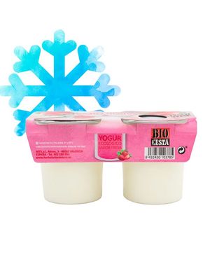 Yogur Sabor a Fresa 2uds Bio Cesta