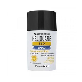 Heliocare 360º Sport Stick Protetor Solar Transparente SPF50+ - Cantabria Labs - SPF 50+ 25g