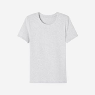 Camiseta Fitness Mujer Bruto Algodón Reciclado.L Gris