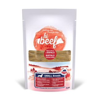 Hi beef snack dog osso di bufalo small 75g