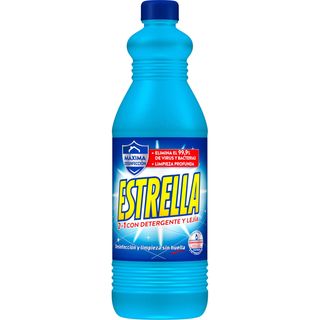 Lejia Con Detergente Azul, Botella 1,43 L