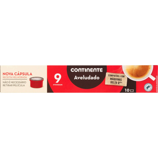 Cápsulas de Café Aveludado Int 9 Continente (emb. 10 un)