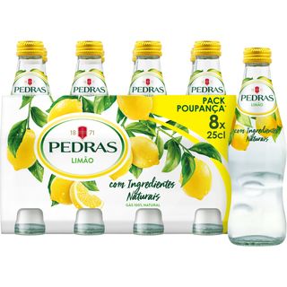 Água com Gás Limão Pedras Salgadas (emb. 8 x 25 cl)
