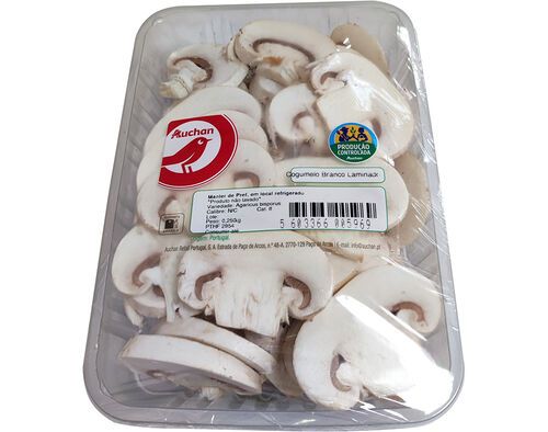 COGUMELO BRANCO LAMINADO AUCHAN CULTIVAMOS O BOM 250 G