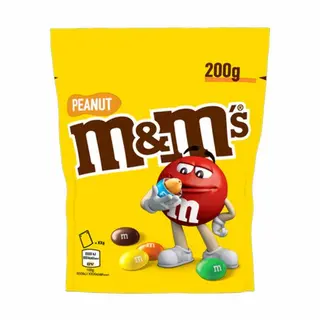Grageas Cacahuetes Chocolate M-M S Pouch 200G