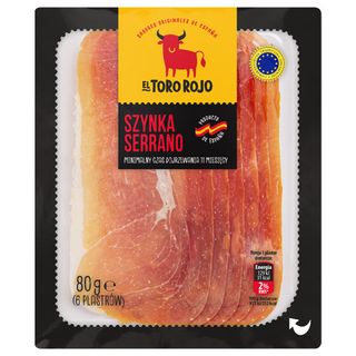 El Toro Rojo Szynka Serrano, 80 g