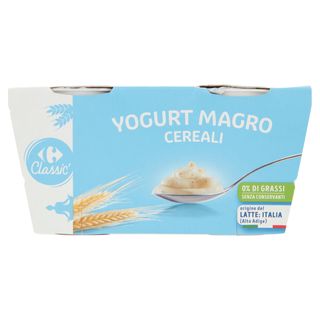 Carrefour Classic Yogurt Magro Cereali 2 x 125 g