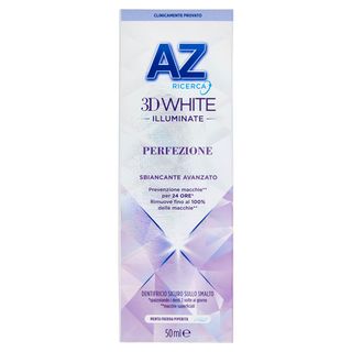 AZ Ricerca Dentifricio 3D White Illuminate Perfezione Sbiancante Avanzato 50 ml