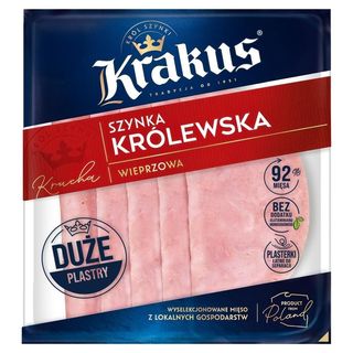 Krakus Szynka królewska krucha wieprzowa 120 g