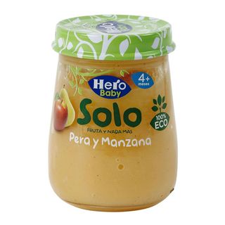 SOLO HERO Tarrito De Pera Y Manzana 120 G (221601)