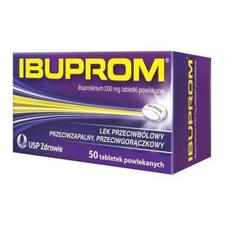 Ibuprom 200 mg 50 tabletek