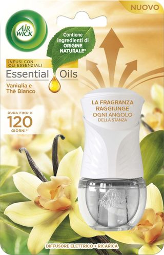 AIR WICK ESSENTIAL OILS DIFFUSORE ELETTRICO + RICARICA VANIGLIA MIR8740