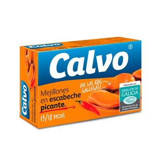 Mejillones Calvo Picantes Escabeche 69 G